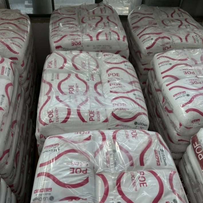 White Polyolefin Elastomer Virgin Plastic Pellets POE LC670 For Food Packaging factory